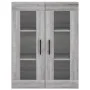 Wandschränke 2 Stk. Sonomagraues Holzwerkstoff von vidaXL, Sideboards - Ref: Foro24-3197967, Preis: 137,40 €, Rabatt: %