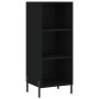 Schwarzes Sperrholz-Sideboard 34,5 x 34 x 180 cm von vidaXL, Sideboards - Ref: Foro24-3199370, Preis: 97,05 €, Rabatt: %