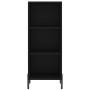 Schwarzes Sperrholz-Sideboard 34,5 x 34 x 180 cm von vidaXL, Sideboards - Ref: Foro24-3199370, Preis: 97,05 €, Rabatt: %