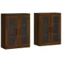 Armarios de pared 2 uds madera de ingeniería marrón roble by vidaXL, Sideboards - Ref: Foro24-3197968, Price: 139,97 €, Disco...