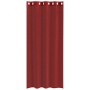 Cortinas de gasa con ojales 2 uds rojo vino