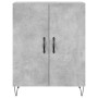 Hohes Sideboard aus betongrauem Sperrholz, 69,5 x 34 x 180 cm von vidaXL, Sideboards - Ref: Foro24-3189249, Preis: 128,93 €, ...