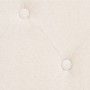 Conjunto de sofás 2 piezas tela blanco crema
