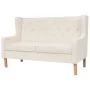 3-piece sofa set cream white fabric by vidaXL, Sofas - Ref: Foro24-274931, Price: 1,00 €, Discount: %