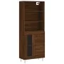 Hohes Sideboard aus braunem Eichensperrholz, 69,5 x 34 x 180 cm von vidaXL, Sideboards - Ref: Foro24-3189508, Preis: 150,52 €...