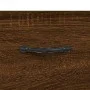 Aparador alto madera contrachapada marrón roble 69,5x34x180 cm de vidaXL, Aparadores - Ref: Foro24-3189508, Precio: 150,52 €,...