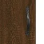 Aparador alto madera contrachapada marrón roble 69,5x34x180 cm de vidaXL, Aparadores - Ref: Foro24-3189508, Precio: 150,52 €,...