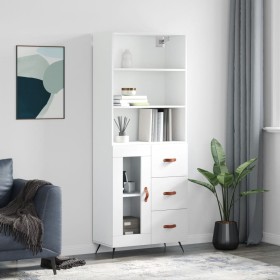 Aparador alto madera contrachapada blanco 69,5x34x180 cm von vidaXL, Sideboards - Ref: Foro24-3189477, Preis: 157,57 €, Rabat...