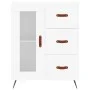 Aparador alto madera contrachapada blanco 69,5x34x180 cm de vidaXL, Aparadores - Ref: Foro24-3189477, Precio: 147,44 €, Descu...