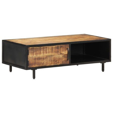 Mesa de centro de madera de mango rugosa 105x50x35 cm en Mesas de centro | Comprar online en Foro24