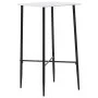 High table and stools set 3 pieces black plastic by vidaXL, Furniture sets for kitchens and dining rooms - Ref: Foro24-305130...