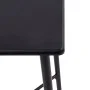 High table and stools set 3 pieces black plastic by vidaXL, Furniture sets for kitchens and dining rooms - Ref: Foro24-279921...