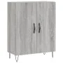 Hohes Sideboard aus sonomagrauem Sperrholz, 69,5 x 34 x 180 cm von vidaXL, Sideboards - Ref: Foro24-3189251, Preis: 127,69 €,...