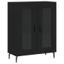 Hohes Sideboard Sperrholz schwarz 69,5x34x180 cm von vidaXL, Sideboards - Ref: Foro24-3189334, Preis: 148,12 €, Rabatt: %