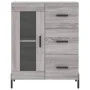 Aparador alto madera contrachapada gris sonoma 69,5x34x180 cm de vidaXL, Aparadores - Ref: Foro24-3189523, Precio: 160,54 €, ...