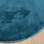Alfombra de pelo corto OVIEDO turquesa Ø 120 cm