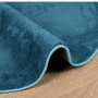 Alfombra de pelo corto OVIEDO turquesa Ø 120 cm