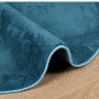 Alfombra de pelo corto OVIEDO turquesa Ø 160 cm