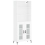 Hohes Sideboard Sperrholz weiß 69,5x34x180 cm von vidaXL, Sideboards - Ref: Foro24-3189317, Preis: 139,90 €, Rabatt: %