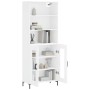 Hohes Sideboard Sperrholz weiß 69,5x34x180 cm von vidaXL, Sideboards - Ref: Foro24-3189317, Preis: 139,90 €, Rabatt: %