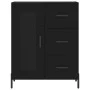 Aparador alto madera contrachapada negro 69,5x34x180 cm de vidaXL, Aparadores - Ref: Foro24-3189518, Precio: 168,01 €, Descue...