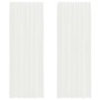 Cortinas de gasa con bolsillos para varillas 2 uds.