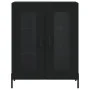 Aparador alto madera contrachapada negro 69,5x34x180 cm de vidaXL, Aparadores - Ref: Foro24-3189326, Precio: 152,59 €, Descue...