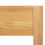 Estructura de cama de madera maciza de roble 180x200 cm