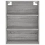Hohes Sideboard aus sonomagrauem Sperrholz, 69,5 x 34 x 180 cm von vidaXL, Sideboards - Ref: Foro24-3189483, Preis: 147,49 €,...