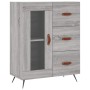 Aparador alto madera contrachapada gris sonoma 69,5x34x180 cm de vidaXL, Aparadores - Ref: Foro24-3189483, Precio: 159,38 €, ...