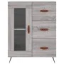Hohes Sideboard aus sonomagrauem Sperrholz, 69,5 x 34 x 180 cm von vidaXL, Sideboards - Ref: Foro24-3189483, Preis: 147,49 €,...