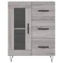 Aparador alto madera contrachapada gris sonoma 69,5x34x180 cm by vidaXL, Sideboards - Ref: Foro24-3189507, Price: 146,63 €, D...