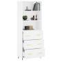 Hohes Sideboard Sperrholz weiß 69,5x34x180 cm von vidaXL, Sideboards - Ref: Foro24-3189357, Preis: 150,55 €, Rabatt: %
