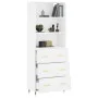 Tall white plywood sideboard 69.5x34x180 cm by vidaXL, Sideboards - Ref: Foro24-3189357, Price: 148,59 €, Discount: %