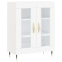 Hohes weißes Sperrholz-Sideboard 69,5 x 34 x 180 cm von vidaXL, Sideboards - Ref: Foro24-3189293, Preis: 142,18 €, Rabatt: %