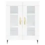 Hohes weißes Sperrholz-Sideboard 69,5 x 34 x 180 cm von vidaXL, Sideboards - Ref: Foro24-3189293, Preis: 134,21 €, Rabatt: %