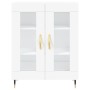 Hohes weißes Sperrholz-Sideboard 69,5 x 34 x 180 cm von vidaXL, Sideboards - Ref: Foro24-3189293, Preis: 142,18 €, Rabatt: %