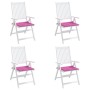 Cojines para silla de jardín 4 uds tela rosa 50x50x3 cm by vidaXL, Cushions for chairs and sofas - Ref: Foro24-361093, Price:...
