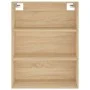 Hohes Sideboard Sperrholz Eiche Farbe 69,5x34x180 cm von vidaXL, Sideboards - Ref: Foro24-3189360, Preis: 150,43 €, Rabatt: %