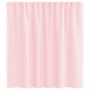 Cortinas de gasa con trabillas 2 uds rosa claro 140x140 cm