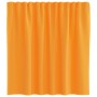 Cortinas de gasa con trabillas 2 uds naranja 140x140 cm