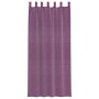 Cortinas de gasa con trabillas 2 uds morado 140x225 cm