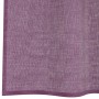 Cortinas de gasa con trabillas 2 uds morado 140x225 cm