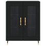 Tall black plywood sideboard 69.5x34x180 cm by vidaXL, Sideboards - Ref: Foro24-3189294, Price: 163,10 €, Discount: %