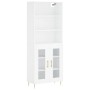Hohes Sideboard Sperrholz weiß 69,5x34x180 cm von vidaXL, Sideboards - Ref: Foro24-3189301, Preis: 142,83 €, Rabatt: %