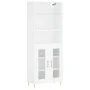 Tall white plywood sideboard 69.5x34x180 cm by vidaXL, Sideboards - Ref: Foro24-3189301, Price: 134,24 €, Discount: %