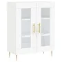 Aparador alto madera contrachapada blanco 69,5x34x180 cm de vidaXL, Aparadores - Ref: Foro24-3189301, Precio: 134,24 €, Descu...