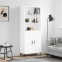 Hohes weißes Sperrholz-Sideboard 69,5 x 34 x 180 cm von vidaXL, Sideboards - Ref: Foro24-3189253, Preis: 132,19 €, Rabatt: %