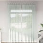 Cortinas de gasa con trabillas 2 uds gris claro 140x260 cm