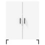 Hohes weißes Sperrholz-Sideboard 69,5 x 34 x 180 cm von vidaXL, Sideboards - Ref: Foro24-3189253, Preis: 132,19 €, Rabatt: %